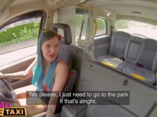 Female Fake Taxi Summer time fuck for passenger