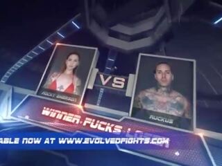 Rocky emerson mendapat ke dalam yang ruckus dan akhir sehingga menjadi fucked dalam ini winner-fucks-loser competitive gusti match