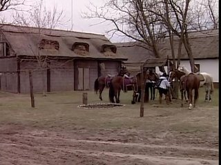 Deux supérieur servants baise en historic robe