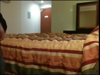 Hot to trot latino cheating wife fucking with babe in hotel room