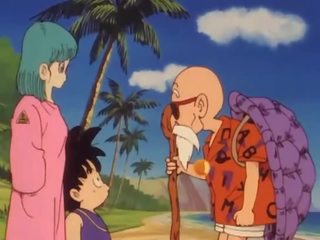 Bulma পূরণ ঐ healer roshi এবং ক্লিপ তার পাছা